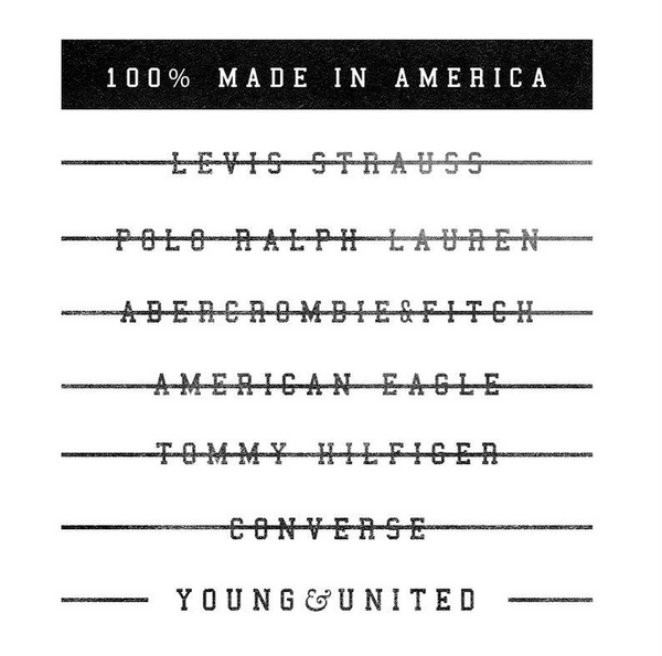 YoungAndUnited's tweet image. Help us create a real American Lifestyle brand and bring jobs back to the US. kck.st/Sr5j7e