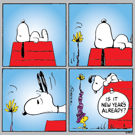 PEANUTS on Twitter: &quot;Happy New Year ...Almost! :) http://t.co/DUydqAhV&quot; /  Twitter