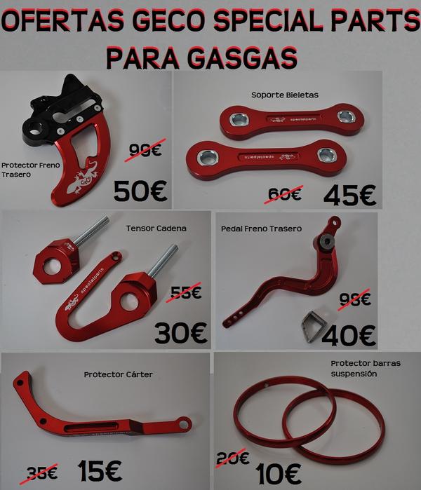Tienes una Gas Gas? Mirad estas ofertas de las piezas especiales de alta gama GECO para tu moto!  info@racing-64.com