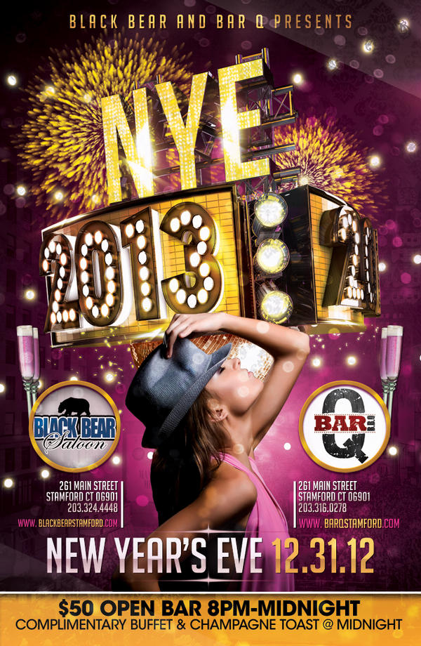 BBStamford's tweet photo. Who's ready for our #NYE bash w/ @BarQ15! 2 Bars, 2 DJ's, 1 AMAZING Deal. $50 #OpenBar 8-12! #ChampagneToast @Midnight! http://t.co/DjBDuAla