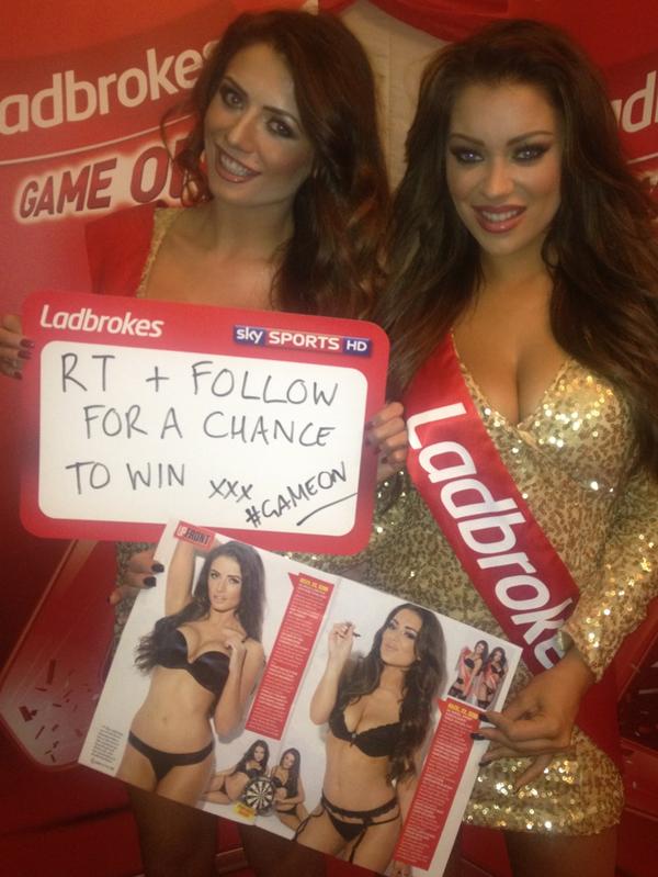 WIN a signed copy of our #LadbrokesDarts Girls ZOO mag shoot. RT &amp; follow us to enter. Winner chosen on day of final