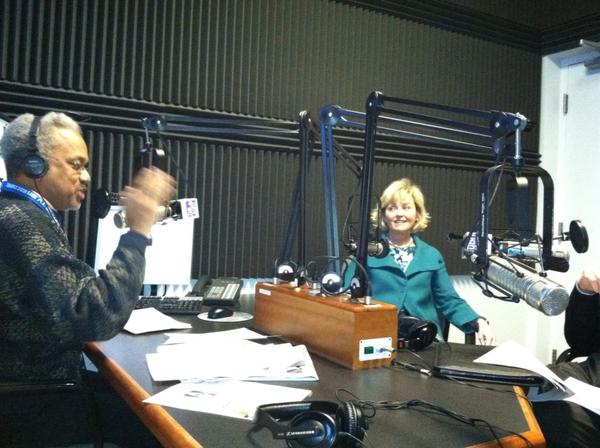 Getting ready to be on the Amos Brown Radio Show...Tune in to AM 1310