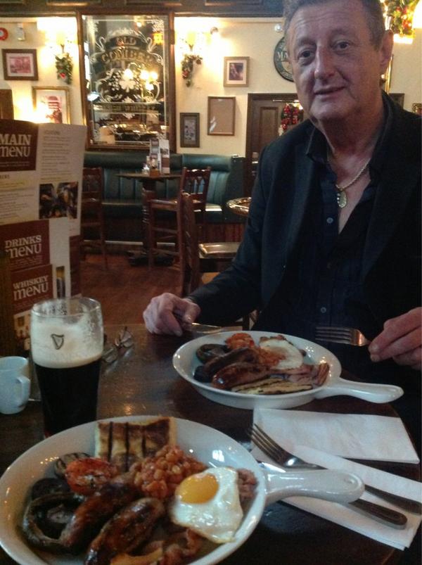 ericbristow's tweet image. Just a little snack to help the day ahead.🎯