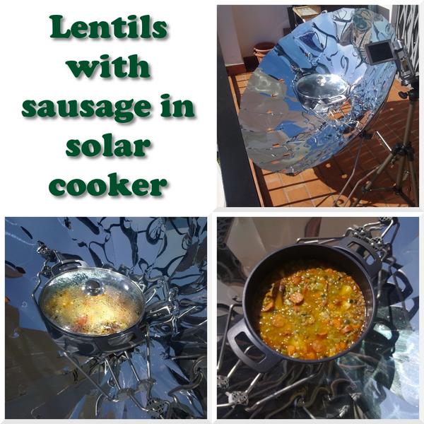Taking advantage of the clean energy of the sun bit.ly/CInox parabolic solar cooker #permaculture