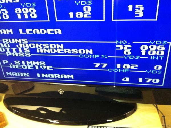Tecmo Super Bowl fans will appreciate this: