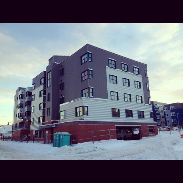 Every unit in Pearl Place 2 is passing #LEED #midrise #compartmentalization std. No small feat! #portlandme #Maine