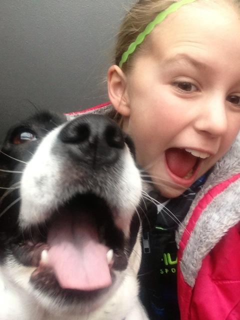 It's just me and my girl