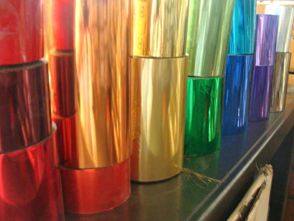 PostPressSpec's tweet image. Just some of our many foils!