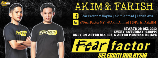 RT <a href="/GAFIM_mers/">GAFIM The DEFENDERS</a>: <a href="/AkimAhmad/">Akim</a> @FarishAzizHM <a href="/FearFactorMY/">Fear Factor Malaysia</a>