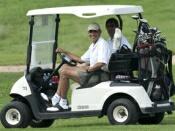 MarkStevenJones's tweet photo. @barackobama has played 110 rounds of golf this year. WTF? #SemperFi http://t.co/e1vUXjVm