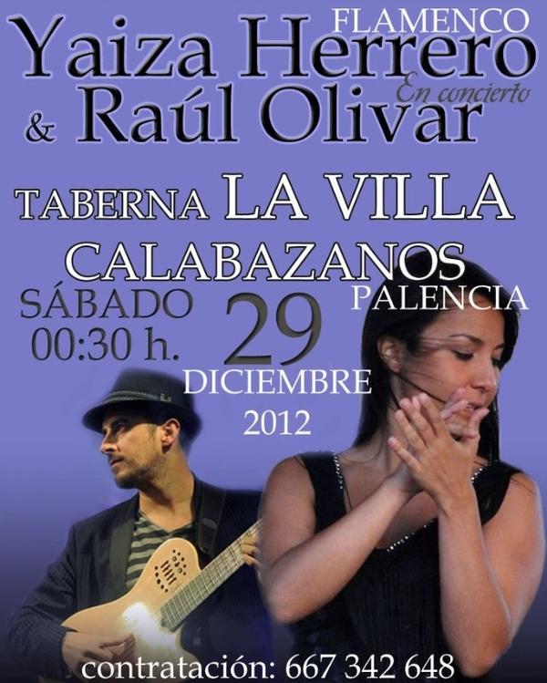 YAIZAOLIVAR's tweet photo. ESTA NOCHE ESTAMOS EN CALABAZANOS, Palencia. 
Taberna la Villa a las 00:30 h. http://t.co/BfBIwWCo