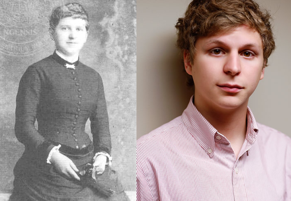 MrPooni's tweet photo. #NeverForget Michael Cera looks like Hitler's Mom. http://t.co/rS8SJLJm
