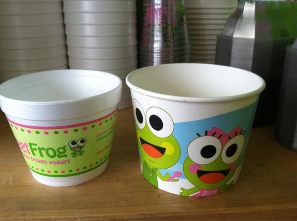 It's Saturday!! Grab one of these cups and get a $1 off! #ribbitribbit #sweetfrog 🐸🐸🐸