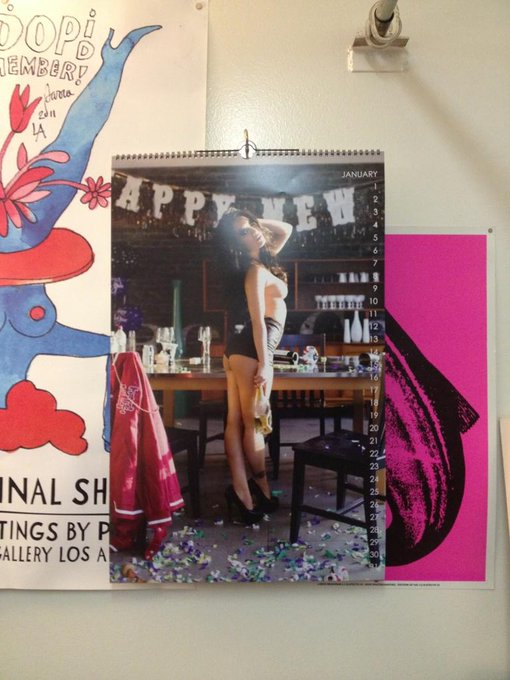 (I'm January!) RT @vanstyles: Enter code : HUF2013 for 20% off my 16 x 25 calendar http://t.co/xIaTdhWC