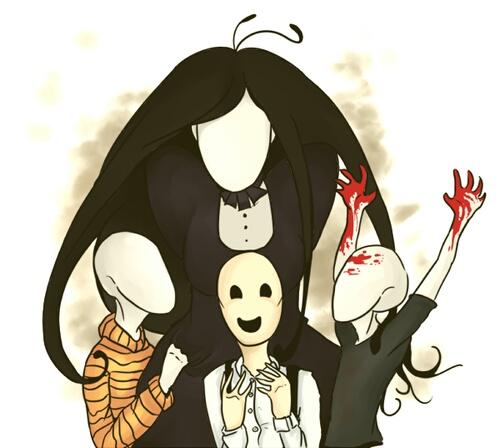 Slender_Man_ES's tweet image. Estas Navidades Estoy Ocupado Estoy Con Mi Familia