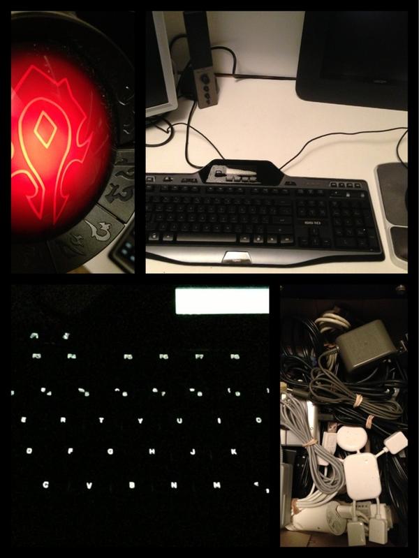TheRayeRaye's tweet image. Mmm Logitech G510 the boyfriend got me for Christmas #techorganization #clickclickclick