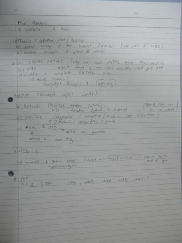 afifizawawie's tweet image. #WebApplicationDevelopment #BIS #FinalExamTips