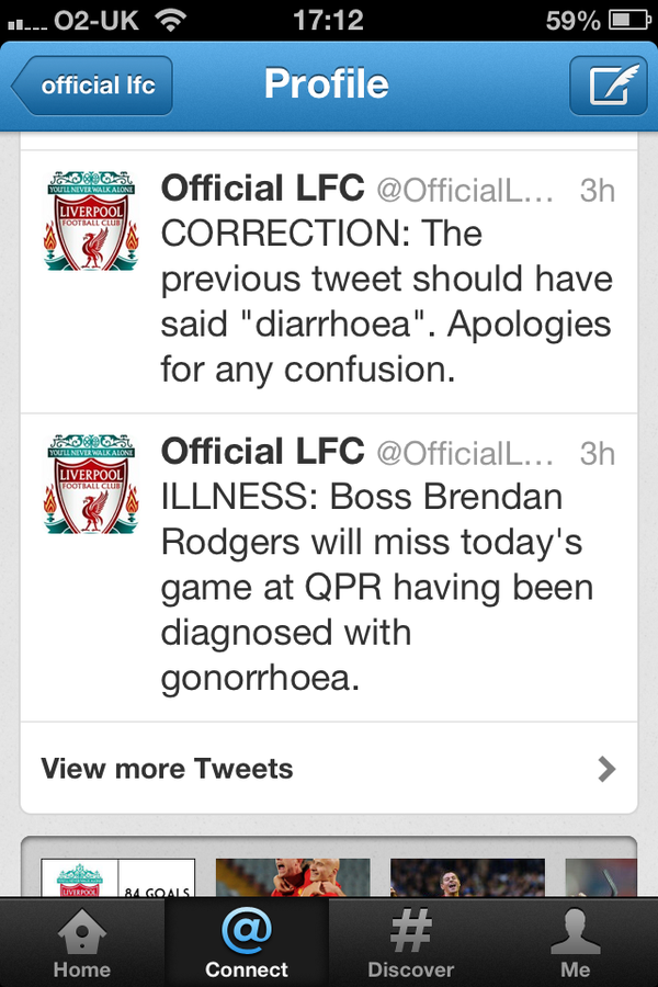 theJeremyVine's tweet image. The people who tweet for Liverpool Football Club have appealed for a medical dictionary to stop this happening again: