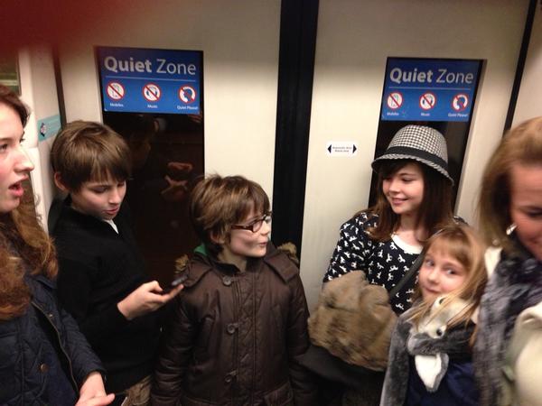 Notwork_Matt's tweet image. Travelling to London on train with 6 kids. And it's a quiet zone. #notpopular