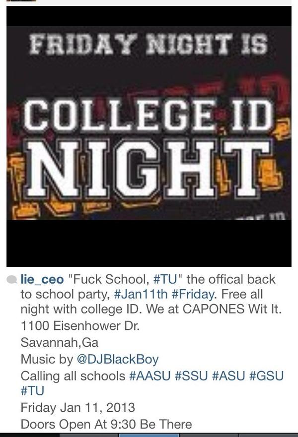 GAFollowersSSU's tweet photo. Turn up!!!!!   Bring your ID..., !!!!!! http://t.co/iuSxaQ02