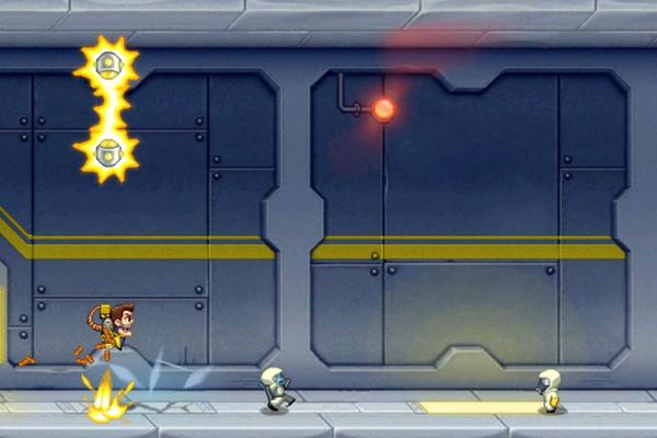 psburnside's tweet image. I just flew 203m in an explosive game of Jetpack Joyride on iPhone. Any challengers? bit.ly/rKuWqK