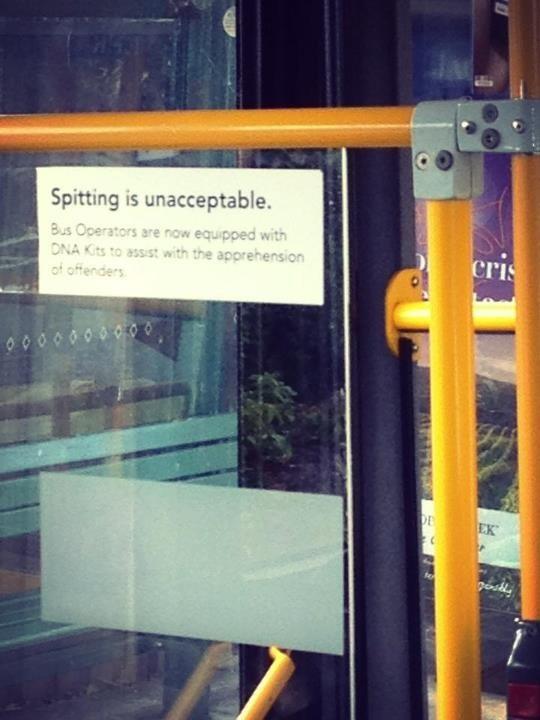 Pinnedmonkey's tweet image. @julesmorrow #anonymousnotes the buses here in Brisbane are going all CSI..