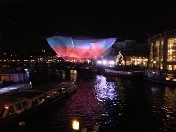 baxerik's tweet photo. Amsterdam light festival! http://t.co/4ggmeVh9