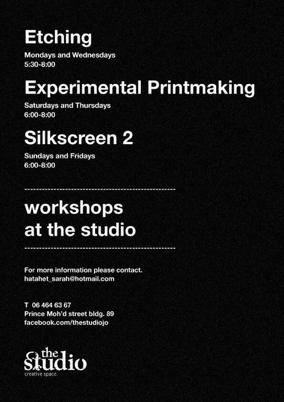 New #workshops at <a href="/TheStudioJo/">the studio</a> for jan, feb. For more info contact hatahet_sarah@hotmail.com #JoArt #JO #Amman