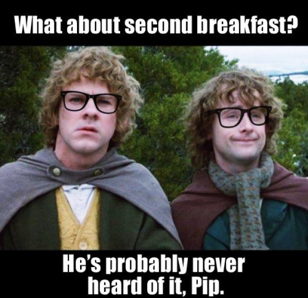 TastyPippin's tweet photo. We knew about second breakfast before it was cool http://t.co/Ws7QlvjC