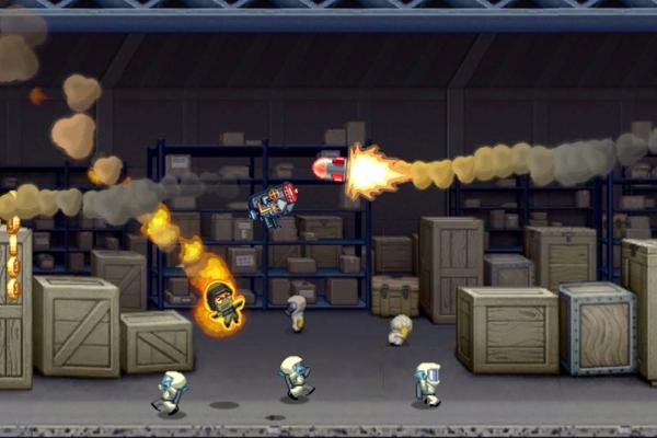 Hrycun's tweet photo. I just flew 395m in a totally crazy game of Jetpack Joyride on iPhone. Try to beat that! http://t.co/JLaD3qdZ http://t.co/CTHrcwJn