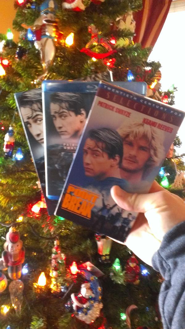 banlauf's tweet photo. Hey Bodhi. Holiday 3 pack. VHS DVD BluRay. #100% pure adrenaline. http://t.co/N8ttnj1y