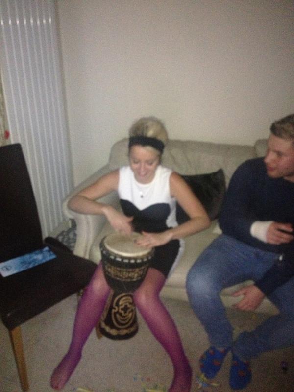 eggman1984's tweet photo. @C4HouseParty smashing the bongos out http://t.co/WuKsOLGt