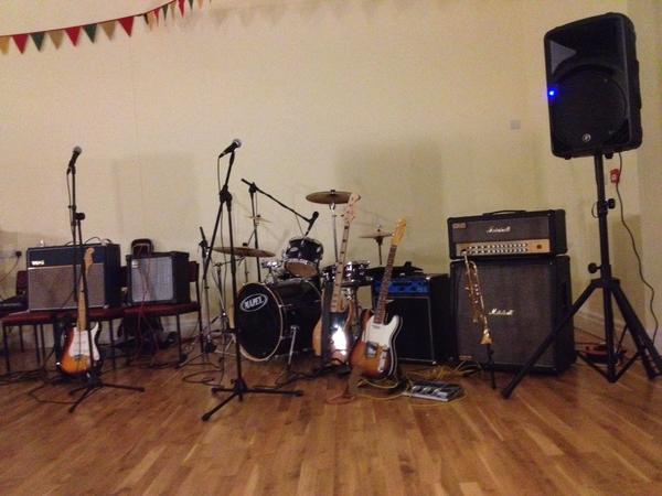 TheDukesUK's tweet photo. All set up and ready to go. If we don't see you before, happy new year from The Dukes!! http://t.co/ESHclf6Q