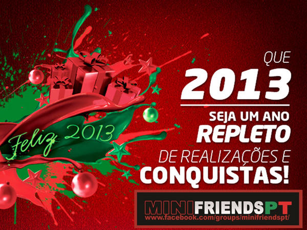MiniFriendsPT's tweet image. Feliz 2013 a todos os nossos membros!