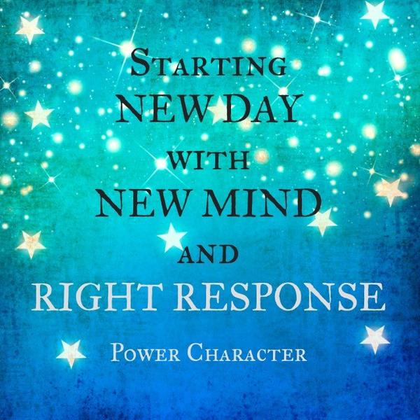 PowerCharacter's tweet photo. Happy New Year 2013. Starting NEW DAY with NEW MIND and RIGHT RESPONSE.
#rightresponse #powercharacter http://t.co/wyZq6j4Z