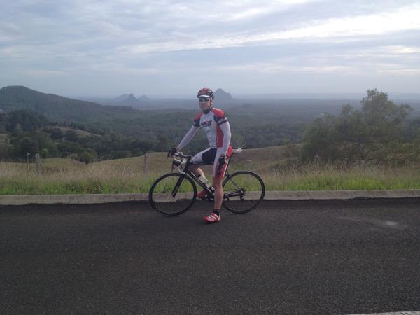 Ocean993's tweet photo. Hills and heat on the Sunshine Coast, perfect TDU training http://t.co/ycQ2gTIL