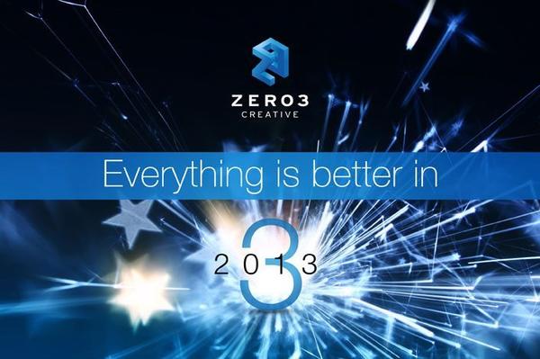 zero3creative's tweet image. Start your 'brand' new year with a bang