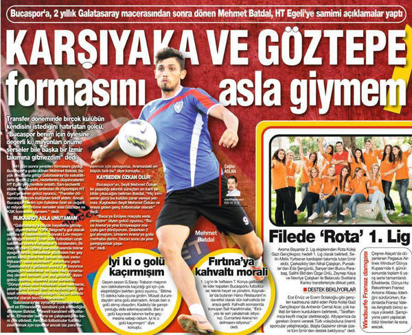 FOTO | Mehmet Batdal: "Karşıyaka ve Göztepe formasını asla giymem"