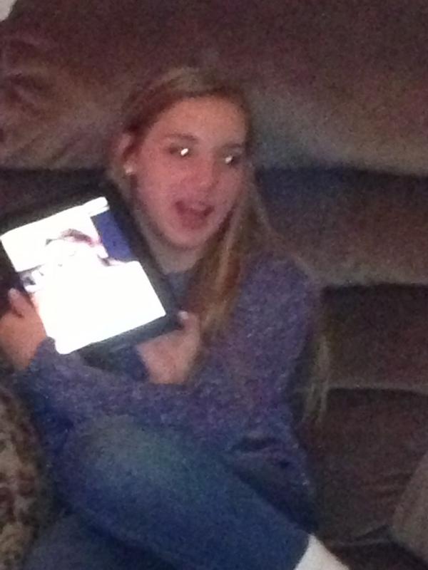 TrishaAshton's tweet image. #SamTuesday @_GreenEggsAnSAM @Sam_Tuesdays she was the party blogging all night