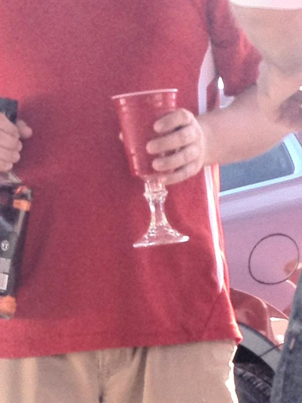 laruffala's tweet image. "red solo goblet"