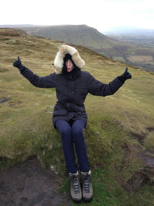 Happy New Year from me & 'Lord Herefords knob' #Wales #awalkin ! http://t.co/B3PQEjGY