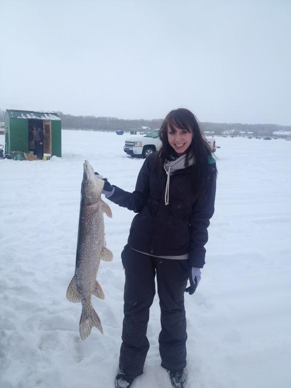 KimMarie25's tweet photo. First time ice fishing! http://t.co/qtXIczg9