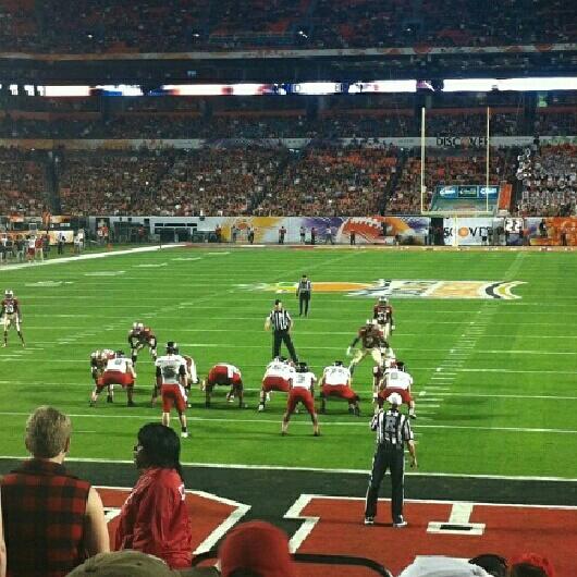 HarperNigga's tweet photo. Go FSU! #OrangeBowl @BrandonTyson18 http://t.co/XseRQvlA