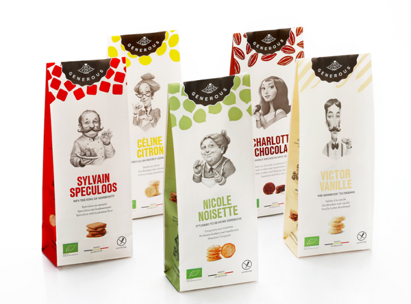 bowlingbrussels's tweet photo. Generous packaging is ready. Sylvain Speculoos, Céline Citron, Nicole Noisette, Charlotte Chocolat, Victor Vanille. http://t.co/YSHPRGYr