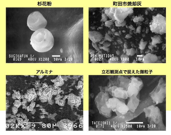 Guciyama A Twitter 焼却灰の大きさと大気中での動き 杉花粉 焼却灰 粉体 周辺の焼却灰 の電子顕微鏡 写真 Http T Co Isrb8ytx Http T Co Ne6xcx3d
