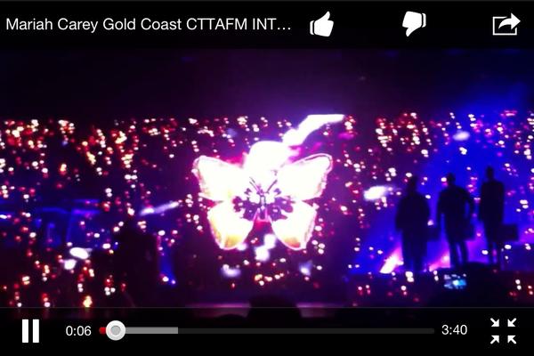 candid's fan Footage Mariah à Melbourne/sydney et gold coast A_pe4lRCMAArRJX