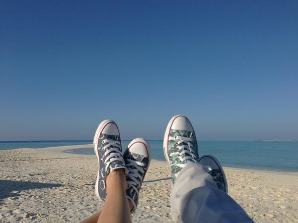 JSInteriors's tweet image. Last day in paradise @charlottes_web #charlotteolympia #converse