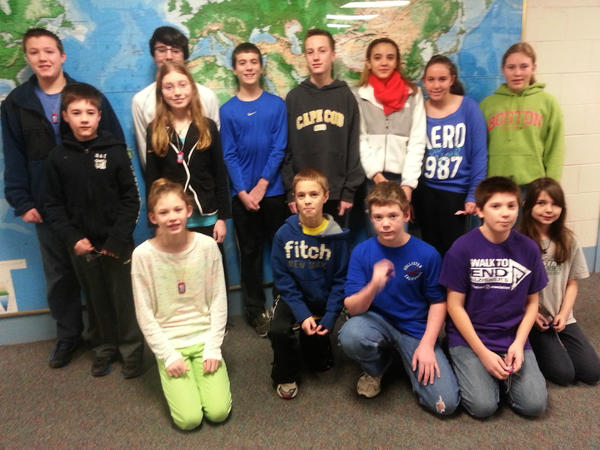Congratulations to these students for earning the Leadership or Teamwork awards for December. Great job!