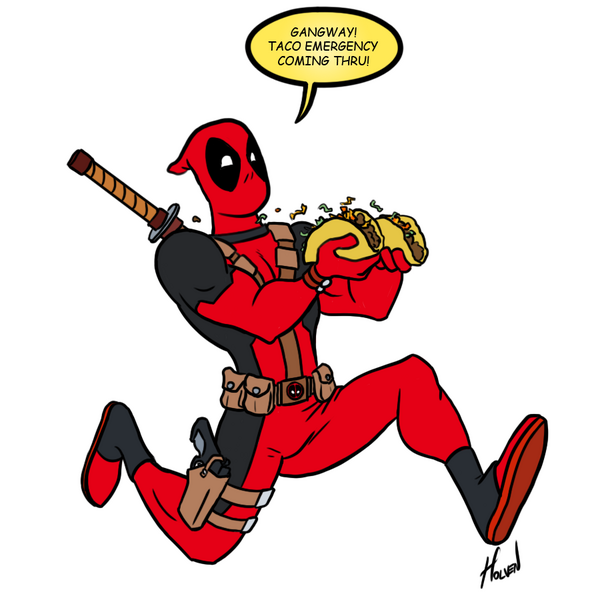 Image result for deadpool running