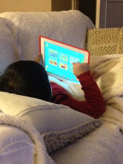 a baby loves Bluerabbit stickerbook! 
The best present app for kids!!